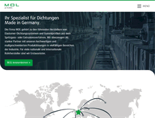 Tablet Screenshot of mol-elastomer.de